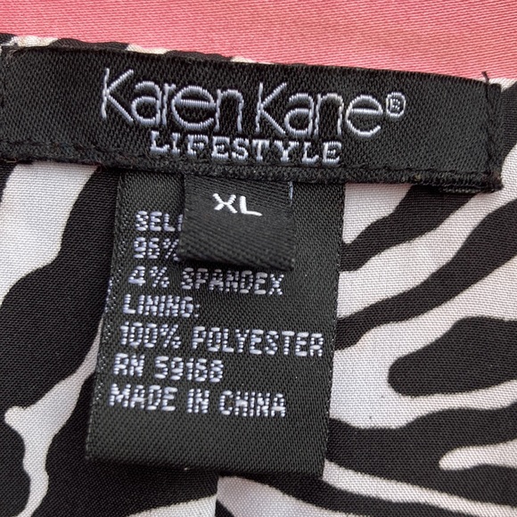 Karen Kane Bubble Gum Pink Double Breasted Jacket w/Faux Crystal Buttons Sz XL - Picture 9 of 9